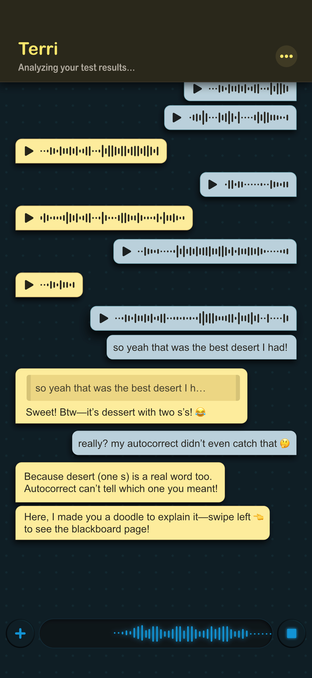 Messenger UI preview